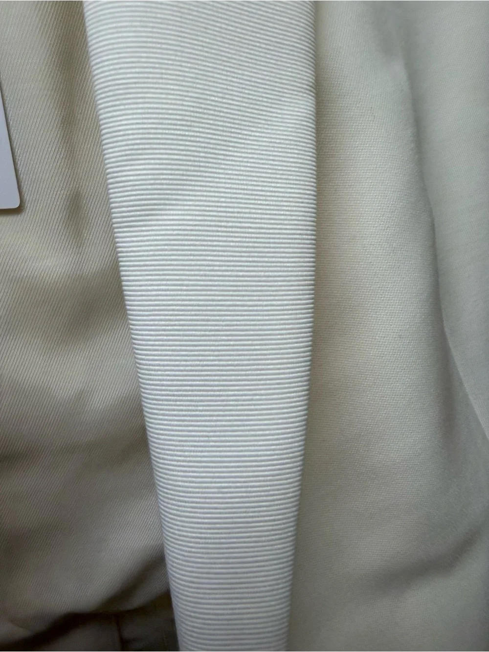 NWT Reiss White Single-Breasted Tuxedo Blazer Textured Peak Lapel Sz 0